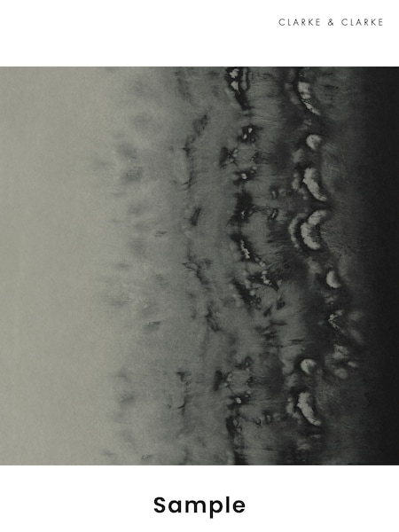 Clarke & Clarke Silver Fusion Disperse Wallpaper Sample (F23442) | £1