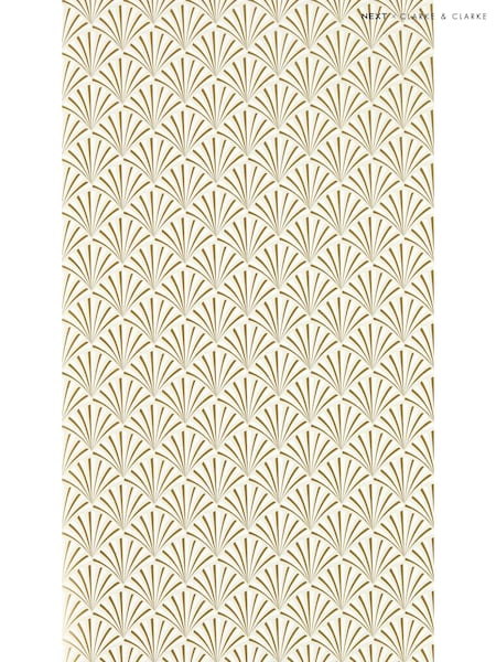Clarke & Clarke Pearl Lusso Chrysler Wallpaper Sample (F23443) | £1