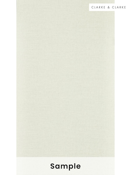 Clarke & Clarke Ivory Marianne Dalton Wallpaper Sample (F23449) | £1