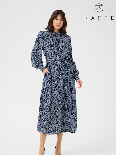 Kaffe KApollie Button Pocket Maxi Dress (F23541) | £75