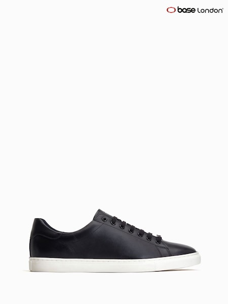 Base London Tucker Lace Up Black Trainers (F23782) | £60