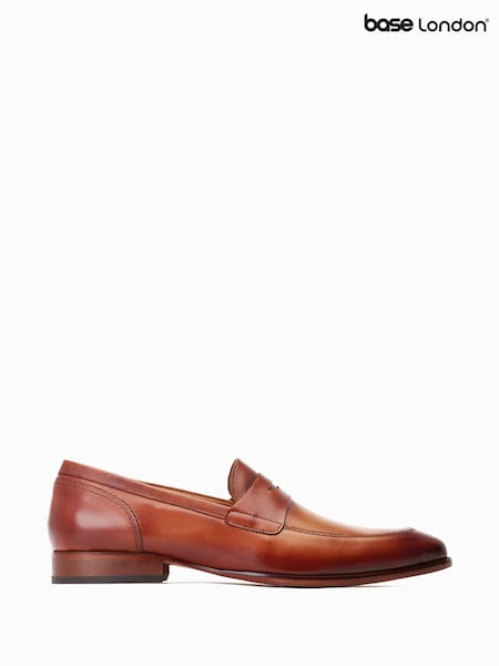 Base London Bruno Slip On Penny Loafers (F23786) | £65
