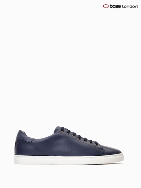 Base London Tucker Lace Up Black Trainers (F23802) | £60