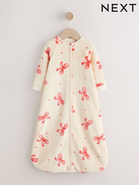 Red Bows 2.5 TOG Fleece Sleep Bag (F23854) | £26 - £30