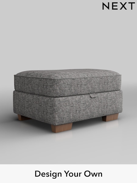 Chunky Boucle Easy Clean/Light Grey Hayden Buttoned Back (F24541) | £499