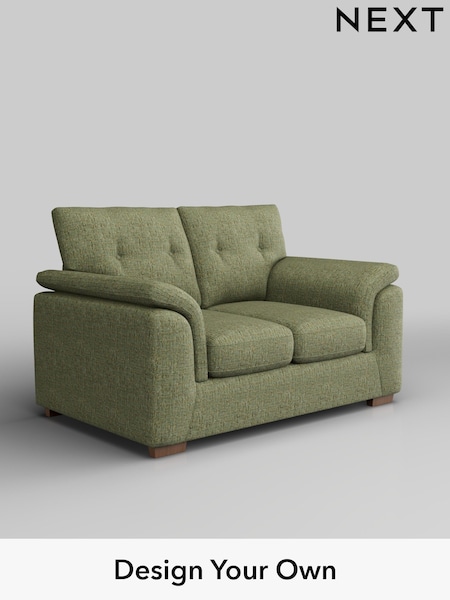 Chunky Boucle Easy Clean/Mid Green Hayden Buttoned Back (F24547) | £1,025