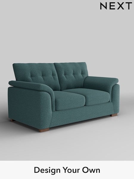 Chunky Chenille/Mid Teal Green Hayden Buttoned Back (F24566) | £1,125