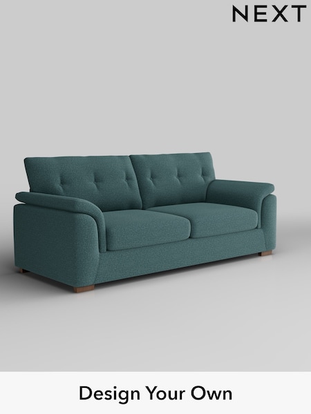 Chunky Chenille/Mid Teal Green Hayden Buttoned Back (F24566) | £1,325