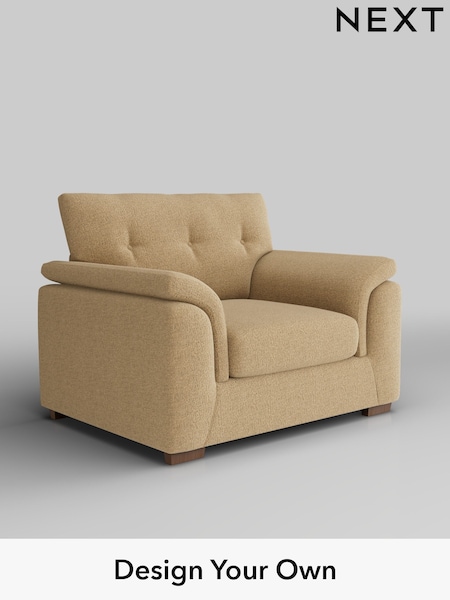 Chunky Chenille/Mid Camel Brown Hayden Buttoned Back (F24570) | £850