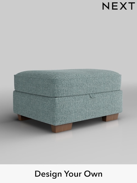 Chunky Chenille/Light Teal Green Hayden Buttoned Back (F24571) | £499