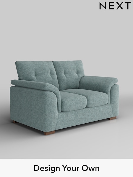 Chunky Chenille/Light Teal Green Hayden Buttoned Back (F24571) | £1,025