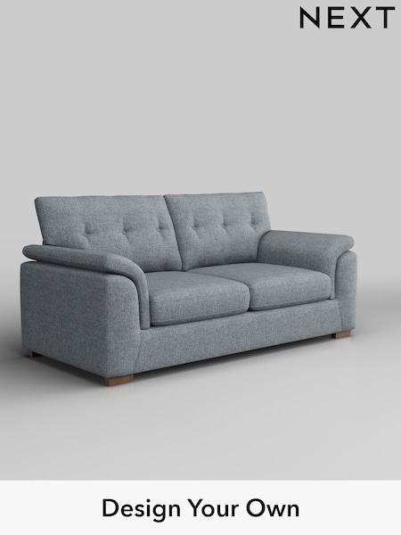 Chunky Weave/Dark Blue Hayden Buttoned Back (F24573) | £1,225