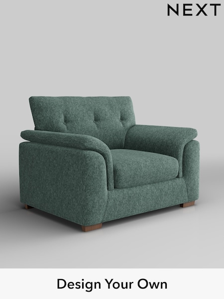Cotswold Chenille/Mid Slate Teal Green Hayden Buttoned Back (F24604) | £850