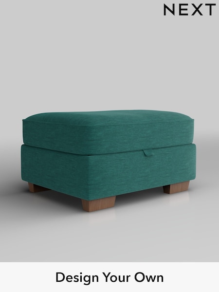 Fine Chenille Easy Clean/Dark Juniper Green Hayden Buttoned Back (F24616) | £499