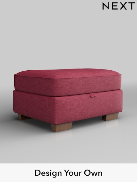 Fine Chenille Easy Clean/Mid Raspberry Pink Hayden Buttoned Back (F24627) | £499