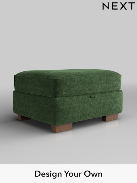Luxe Chenille/Dark Green Hayden Buttoned Back (F24628) | £550