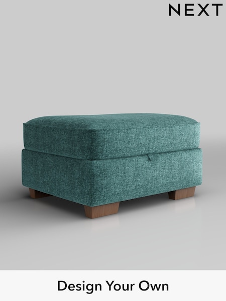 Plush Chenille/Dark Teal Green Hayden Buttoned Back (F24646) | £499