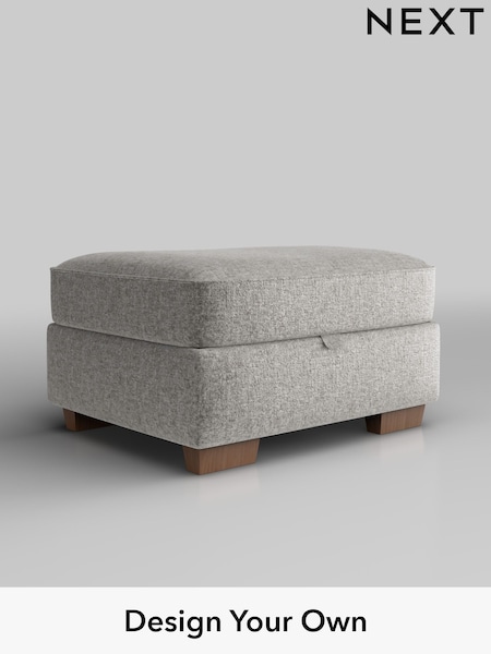 Plush Chenille/Light Grey Hayden Buttoned Back (F24647) | £499