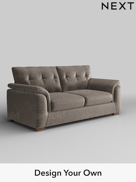 Plush Chenille/Mink Brown Hayden Buttoned Back (F24654) | £1,225