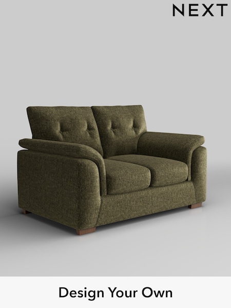 Plush Chenille/Moss Green Hayden Buttoned Back (F24655) | £1,025