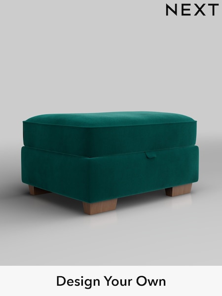 Plush Velvet Easy Clean/Juniper Green Hayden Buttoned Back (F24662) | £499