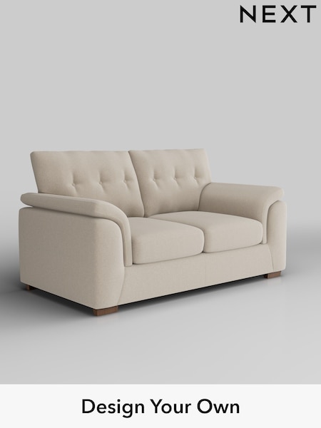 Tweedy Blend Easy Clean/Oyster Hayden Buttoned Back (F24684) | £1,025