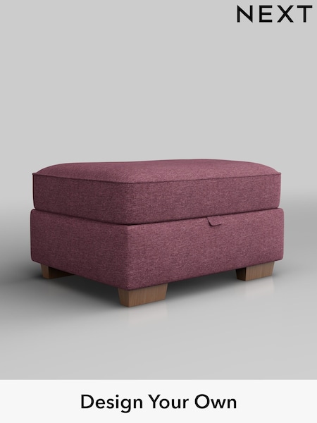Tweedy Blend Easy Clean/Mid Mulberry Purple Hayden Buttoned Back (F24685) | £450