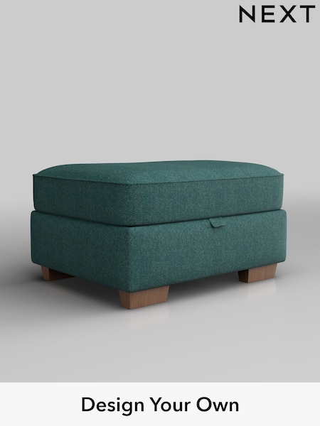 Tweedy Chenille/Dark Teal Green Hayden Buttoned Back (F24687) | £450