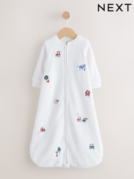 Embroidered Farm 2.5 TOG Fleece Sleep Bag (F24710) | £30 - £34