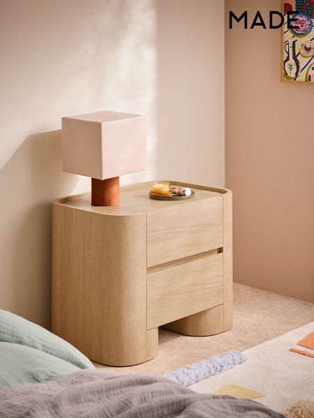 MADE.COM Oak Kain Bedside Table (F24727) | £299