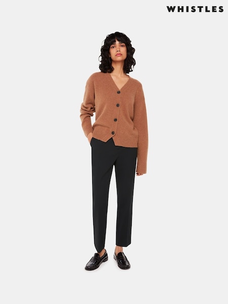 Whistles Black Petite Lily Cigarette Trousers (F25178) | £99