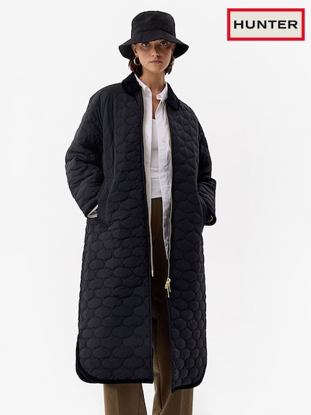 Hunter Fionn Long Quilted Jacket (F26110) | £200