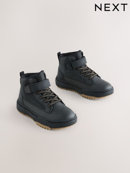 Black Thinsulate Lined Waterproof High Top Boots (F26309) | £35 - £39