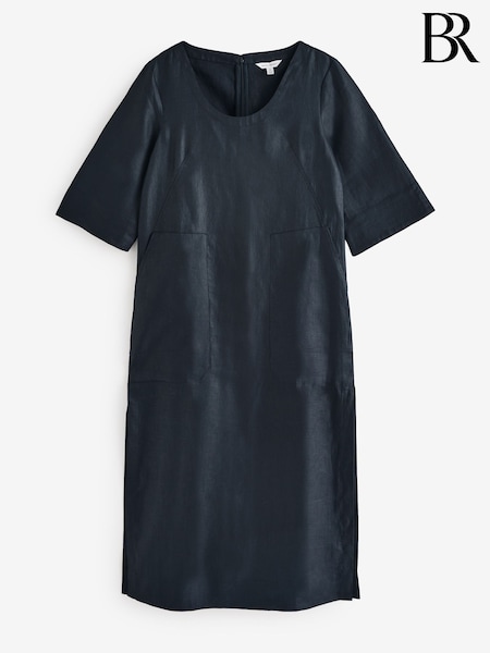 Banana Republic Black Linen Dress (F26573) | £145