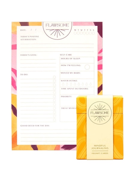 Portico Designs Yellow Flawsome Journaling Gift Set (F26646) | £22