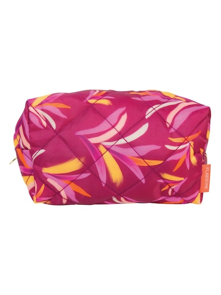Portico Designs Orange Flawsome Large Quilted Toiletries Bag (F26656) | £22