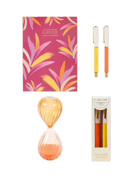 Portico Designs Orange Flawsome Gratitude in 5 Minutes Gift Set (F26678) | £39