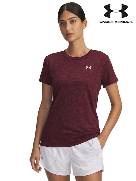 Under Armour Purple Tech Twist Crew Neck T-Shirt (F27211) | £27