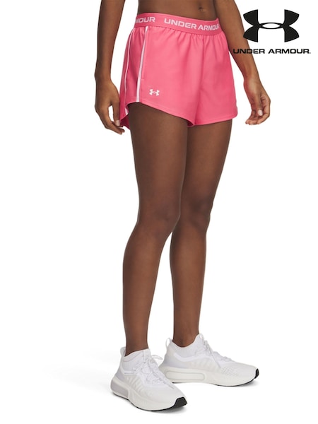 Under Armour Light Pink Tech Play Up Shorts (F27219) | £25