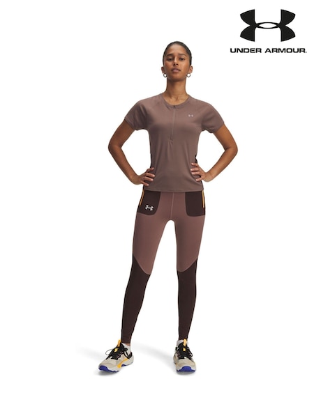 Under Armour Brown Trail Run Leggings (F27256) | £90