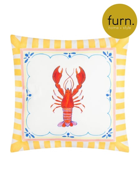 Furn Multicolour Brunch Stripes Outdoor Polyester Cushion (F27413) | £15