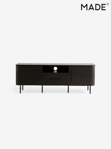 MADE.COM Dark Oak Effect Zeke Wide Up to 58 Inch TV Unit (F27556) | £399