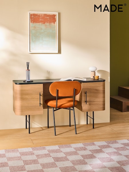 MADE.COM Oak Effect Zeke Storage Desk (F27571) | £349