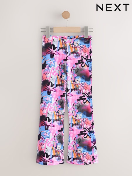 Multi Graffiti Flare Leggings (3-16yrs) (F27606) | £6.50 - £11.50