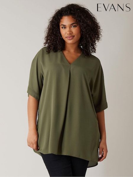 Evans V-Neck Blouse (F27768) | £22