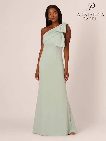 Adrianna Papell Stretch Crepe Long Dress (F27777) | £199