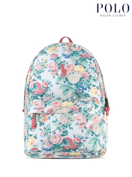 Polo Ralph Lauren Pink Floral Print Backpack (F27815) | £95