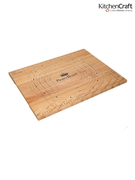 Kitchencraft Wood Wooden Pastry Board with Measurements (F27927) | £30