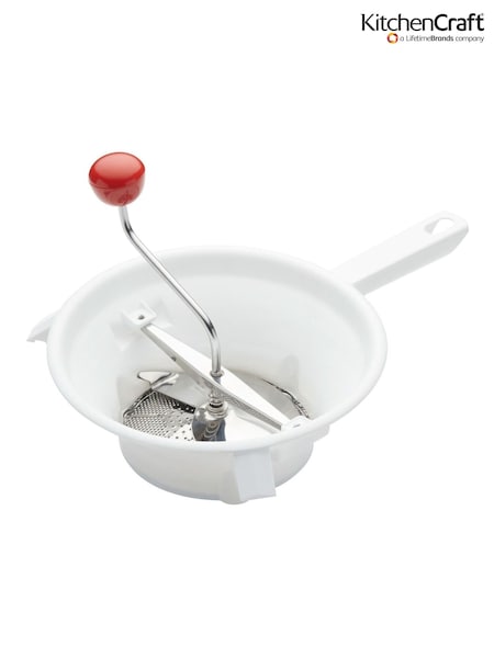 Kitchencraft White Rotary Mouli Grinder Food Mill (F27943) | £30