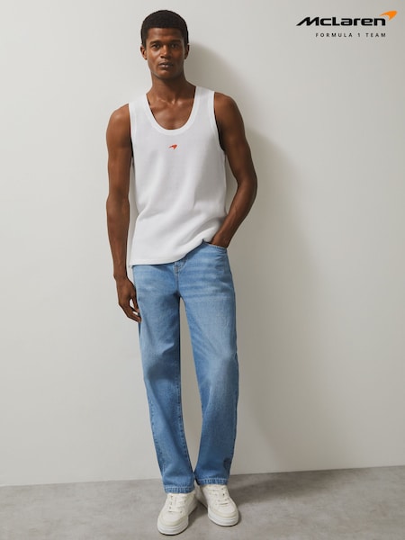 Reiss White Rush McLaren F1 Team Speedmark Knit Vest (F27957) | £78